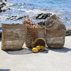 omdwell Handmade Storage Baskets by Seagrass (Set of 5 pcs)