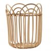 Homdwell Χειροποίητο Καλάθι Αποθήκευσης από Rattan (33x33x33)