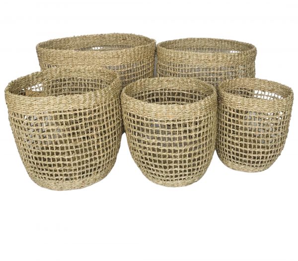 Homdwell Handmade Storage Basket by Seagrass (40x37)