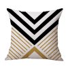 Homdwell Μαξιλαροθήκη Geometric Lines Cotton/Linen (45x45)