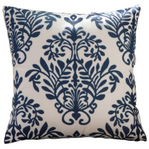 Homdwell Pillowcase Boho Blue 100% Cotton with embroidery (45x45)
