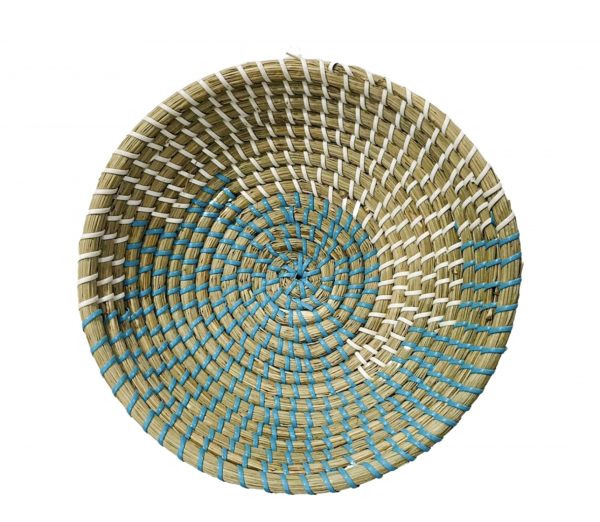 Homdwell Χειροποίητο Διακοσμητικό Καλάθι - Πιατέλα από Seagrass (27x27x10)