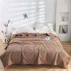 Homdwell Ριχτάρι - Κουβέρτα Brown Lattice 100% Cotton (150x200)